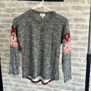 BKE girls long sleeve lightweight shirt. Size L